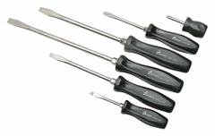 ABILITY ONE Integrated Hex Bolster Screwdriver Set: 1-10 Pieces, 6 Pieces, Slotted Tip, Cushion Grip (MPN 5120-01-630-1174). Key specifications — attr1205274: ABILITY ONE; attr1205269: 3/16-3/8 in.