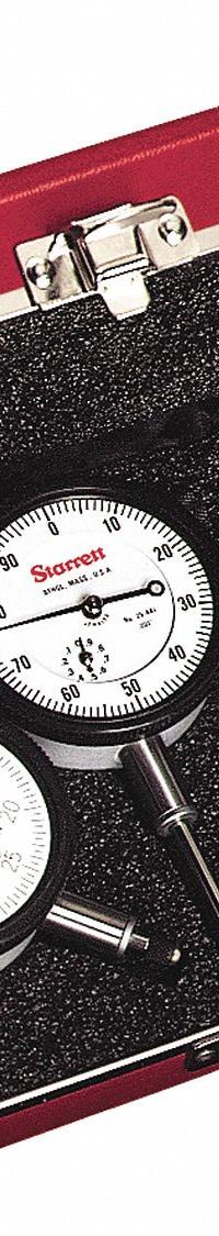 STARRETT Dial Indicator Set: 0 in to 0.025 in/0 in to 0.125 in/0 in to 1 in, Inch, Plunger (MPN S253Z). Key specifications — attr1184168: S253Z; attr1184178: 0-5-0; 0-25-0; 0-100; attr1184223: STARRETT; attr1200883: Dial Indicator Set; attr1184173: AGD 2; attr1184177: 0.0001 in.