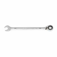 GEARWRENCH Combination Ratcheting Wrench: Alloy Steel, Full Polish Chrome, 3/8 in Head Size, Std (MPN 86643). Key specifications — attr309600: 3/8 in; attr309611: Full Polish Chrome; attr309610: Alloy Steel; attr309604: Yes; attr309612: No; attr309613: No; attr309615: No; attr324932: GEARWRENCH.