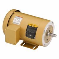 BALDOR General Purpose Motor: C-Face Mount, Totally Enclosed Fan Cooled, 2 hp, 208-230/460V AC (MPN CEM3558). Key specifications — Brand: BALDOR; Nameplate Voltage @ 60 Hz: 208-230/460V AC; Full Load Current @ 60 Hz: 5.8/2.9 A; Nameplate RPM @ 60 Hz: 1,755 RPM; Motor Enclosure: TEFC.