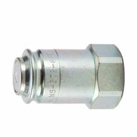 PARKER Nose Piece Assembly Coupling: 3/4 in, 3/4"-14 Thread Size, Steel, 30 g/min Max Flow Rate (MPN NS-752-12FP). Key specifications — Body Material: Steel; Brand: PARKER; Temperature Range: -40 to 250 Deg F; Thread Size: 3/4"-14.