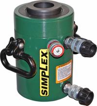 SIMPLEX Hollow Hydraulic Ram: 36 ton Nominal Capacity, 7 in Nominal Stroke Lg, 1.31 in, RCD (MPN RCD307A). Key specifications — attr1099385: 1.31 in.