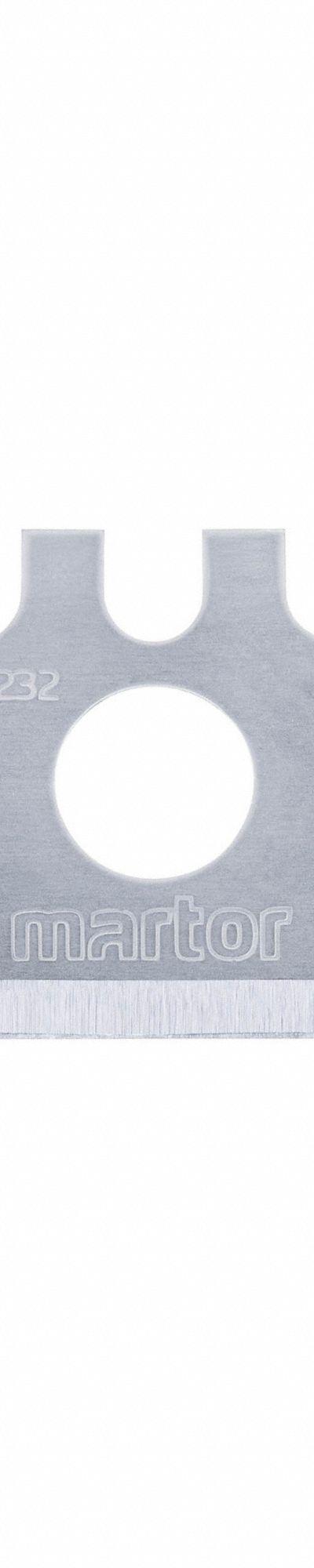 MARTOR Replacement Blade: 2 3/32 in Blade Lg - Straight-Edge Standard-Tip Replacement Utility Blades