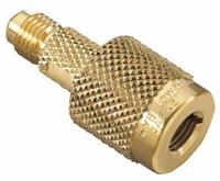 YELLOW JACKET Coupler: 3 1/2 in Lg, 180° Angle, Input 1/4 in Male SealRight™ (MPN 19109). Key specifications — Product Type: Coupler; Brand: YELLOW JACKET; Manufacturer Part Number: 19109; Material: Brass.