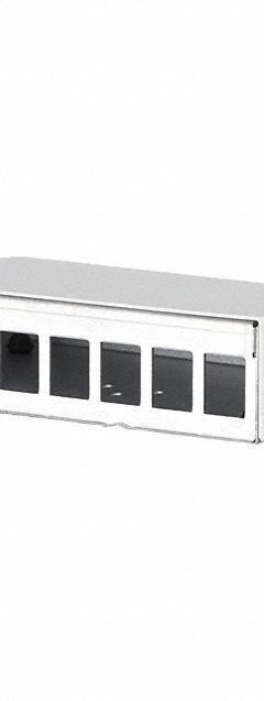 METZ CONNECT RJ45 Housing: Surface, Steel, RJ45, 8 Ports, Unequipped (MPN 130861-0802KE). Key specifications — Housing Material: Steel; Includes Connector: Unequipped; Mounting Type: Surface; Product Type: Module Housing; Connector Color: White; Connection Type: RJ45.