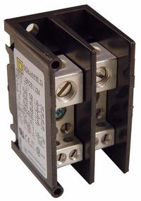 SQUARE D Power Distribution Block: Open, Lug, Lug, 14 AWG – 2/0 AWG For Line Side Wire Sizes (MPN 9080LBC163206). Key specifications — attr1361688: Surface; attr1308686: SQUARE D; attr1361672: Copper.