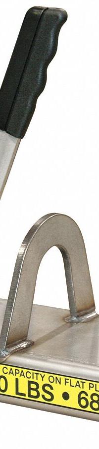 MAG-MATE Lifting Magnet: 1,500 lb Max Load Capacity, 1,500 lb Max Flat Load Capacity, Pry-Off Handle (MPN BL1500). Key specifications — Brand: MAG-MATE; Manufacturer Part Number: BL1500.