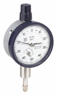MITUTOYO Dial Indicator - Lug Back: 0 in to 0.25 in, Inch, Plunger, 0.001 in Accuracy (MPN 1411A). Key specifications — attr1184168: 1411A; attr1184178: 0-50-0; attr1184223: MITUTOYO; attr1200883: Dial Indicator - Lug Back; attr1184173: AGD 1; attr1184177: 0.001 in; attr1184208: Certificate of Inspection.