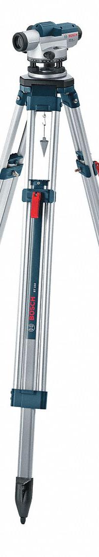 BOSCH Automatic Level Kit: Self-Leveling, 32X, 35 9/16 mm Aperture, 400 ft Working Range (Max), IP54 (MPN GOL 32 CK). Key specifications — attr939412: ±1/16 in @ 100 ft; attr939417: 1° @ 30 ft; attr934739: BOSCH; attr939423: Case.