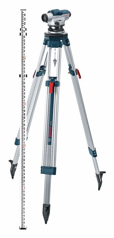 BOSCH Automatic Level Kit: Self-Leveling, 32X, 35 9/16 mm Aperture, 400 ft Working Range (Max) - Optical Levels
