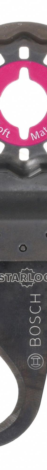 BOSCH Oscillating Tool Blade: 1 1/4 in Blade Wd, 4 in Overall Lg, Hooked Cutting, 1 Pieces (MPN OSL138K). Key specifications — attr1097643: Hooked Cutting; attr1097651: Soft Material; attr1097652: BOSCH.