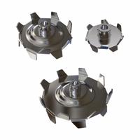 CAFRAMO Blade Set: Blade, 1540 Mixer/Any Caframo Shaft/BDC1850/BDC3030, Stainless Steel, Dispersion (MPN A400SET). Key specifications — Brand: CAFRAMO; Blade Material: Stainless Steel; Blade Shape: Dispersion; Compatible with Manufacturer Model Number: Any Caframo Shaft; Shaft Material: Stainless Steel.