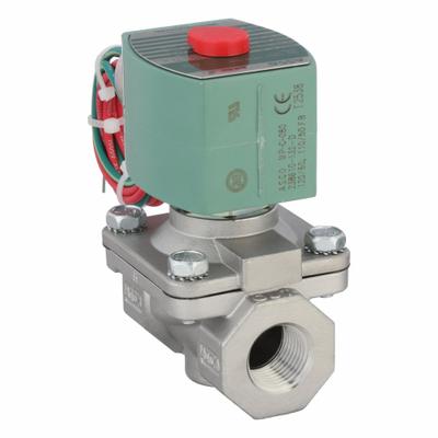 REDHAT Solenoid Valve: 2-Way, Normally Closed, 1/2 in Pipe Size, 110V AC/120V AC - 2-Way/2-Position, Normally Closed Solenoid Valves