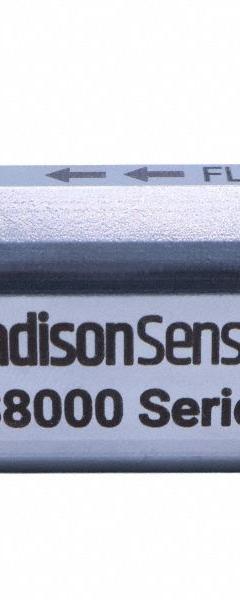 Flow Switch: Piston, 316 Stainless Steel, 3/8 in NPT, 3/8 in Connection Size, NPT, 2 gpm – 2 gpm (MPN FS8000-10008). Key specifications — Brand: MADISON; Set Point Type: Fixed; Switch Position: Normally Open; Contact Rating (DC): 0.28 A @ 24V DC.