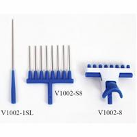 Aspirator Vacuum Tip: Stainless Steel, 80 mm Overall Lg, V0020 (MPN V1002-1SL). Key specifications — Compatible Manufacturer Model Number: V0020; Material: Stainless Steel; Product Type: Aspirator Vacuum Tip; Brand: BENCHMARK RESEARCH.