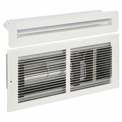 TJERNLUND Transfer Fan: 75 cfm, 150 sq ft Coverage, 1 sones, 120V AC, Powder-Coated Steel Housing - Quiet-Design Room-to-Room Transfer Fans