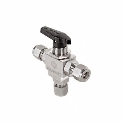 HAM-LET High Performance Ball Valve: 3/8 in, 316 Stainless Steel, T Flow - Stainless Steel Ball Valves