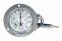 COOPER Cap Back: -40°F to 60°F /-40°C to 15.6°C, ±2°F/1°C @ 10 to 40°F/-12 to 4.5°C, 2 in Dial Dia (MPN 6142-20-3). Key specifications — Brand: COOPER; Accuracy: ±2 °F/1 °C @ 10 to 40 °F/-12 to 4.5 °C.