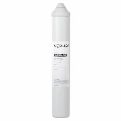 NEPHROS Quick-Connect Water Filter: 2 gpm, 17 in Overall Ht, 3 in Overall Dia - Quick-Connect Ice Machine & Refrigerator Water Filters