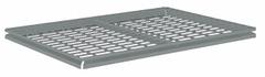TENNSCO Shelf: 36 in x 24 in, 1,000 lb Load Capacity, Steel, 5 ga Decking, Gray, Shelf (MPN ZBES-3624W). Key specifications — Decking Material: Steel; Includes: (4) Beams; Decking Finish: Zinc Plated; Shelf Configuration: Single Straight; Color: Gray; Frame Material: Steel; Brand: TENNSCO; Frame Finish: Zinc Plated.