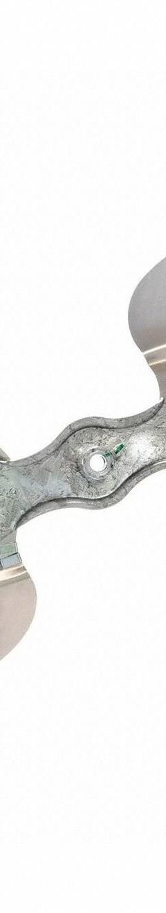PROSTOCK Fan Blade: 24 in Propeller Dia., 1/2 in Bore Dia., 2 Blades, Aluminum/Galvanized Steel (MPN 70-102345-23)