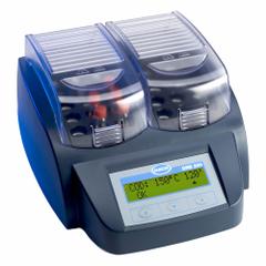 HACH Water Testing Equipment & Meters: (30) 13 mm Vials Cuvettes, 230V AC, 5 7/10 in Overall Ht (MPN DRB200-07). Key specifications — attr1385638: cTUVus; attr1385633: (30) 13 mm Vials; attr1383142: HACH.