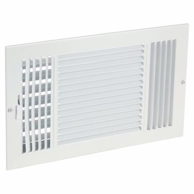 APPROVED VENDOR Sidewall/Ceiling Register: Ceiling/Wall, 9 3/4 in H, 15 3/4 in W, Louvered - Sidewall/Ceiling Registers