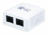 MONOPRICE Surface Mount Box: Keystone, Keystone Wall Mount, 2 Ports, White, Wall Mount, 7091. Key specifications — Brand: MONOPRICE; Color: White.