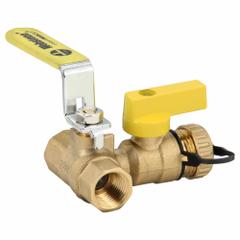 WEBSTONE Ball Valve w/ Drain: 1/2 in, Brass, 600 psi Max. Op Pressure, Full Port Ball Port, Lever (MPN 40612). Key specifications — Brand: WEBSTONE; Handle Material: Stainless Steel; Includes: Hi-Flow Hose Drains.