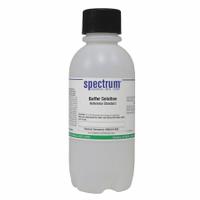 SPECTRUM Buffer - pH 1.68: Lab, 500 mL Volume, Liquid, pH 1.68 +/-0.01 @ 25°C, Plastic, Bottle, 1 (MPN B-220-500ML51). Key specifications — Brand: SPECTRUM; CAS Number: 7732-18-5; Chemical Family Type: Buffer; Chemical Grade: Lab; Concentration: pH 1.68 +/-0.01 @ 25°C; Container Material: Plastic; Container Type: Bottle; Form: Liquid.