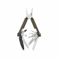 LEATHERMAN Multi-Tool Plier: Multi-Tool Plier, 20 Tools, 20 Functions, 4 1/4 in Closed Lg, Bronze (MPN 833329). Key specifications — attr15951: LEATHERMAN; attr15966: Tool Only; attr10312: Bronze; attr15963: Stainless Steel; attr15971: Multi-Tool Plier; attr15972: Wood/Metal File; attr15977: Butterfly Opening; attr15981: Arc.