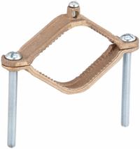 Grounding Connector: Bronze, 2 1/2 in to 4 in Pipe, 10 AWG SOL to 2 AWG STR (MPN C4). Key specifications — Brand: BURNDY; For Use With: Copper Tube; Grounding Wire Size: 10 to 2 AWG SOL; Material: Bronze; Grounding Wires Connected To: 2-1/2 in to 4 in Pipe; Manufacturer Part Number: C4.