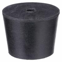 Stopper: Natural Rubber, 10 Stopper Size, 42 mm Bottom Dia, 50 mm Top Dia, 25 mm Overall Ht, Black (MPN RST10-H). Key specifications — Brand: APPROVED VENDOR; Color: Black; Stopper Size: 10; Material: Natural Rubber.