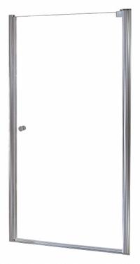 FOREMOST Shower Door: 22 1/2 in Min. Door Wd, 24 1/2 in Max. Door Wd, 72 in Overall Ht, Frameless (MPN CVSW2572-CL-BN). Key specifications — Brand: FOREMOST; Door Frame Finish: Brushed Nickel.