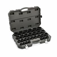GEARWRENCH Socket Set: 3/4 in Drive Size, Small Set (0-50 pieces) Set Size, 29 Pieces, (29) 6-Point (MPN 84035). Key specifications — attr1204251: GEARWRENCH; attr1215453: 3/4 in; attr1215454: 3/4 in to 2-1/2 in; attr1224229: Friction.