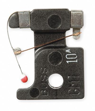 BUSSMANN Telecom Protection Fuse: GMT Series, Fast-Acting, Cricket, 10 A, 125 V AC - Fast-Acting Cricket Fuses