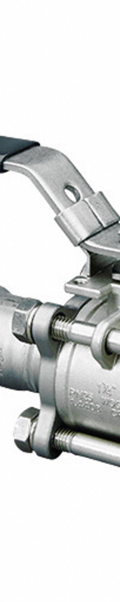 VIEGA MEGAPRESS Manual Two-Way Ball Valve: 1 1/2 in - Stainless Steel Ball Valves
