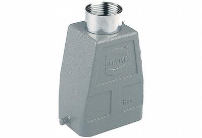 HARTING Rectangular Connector Hood: Size 6 B, Top, Single-Entry, PG21 Cable Entry - Hoods for Rectangular Connectors