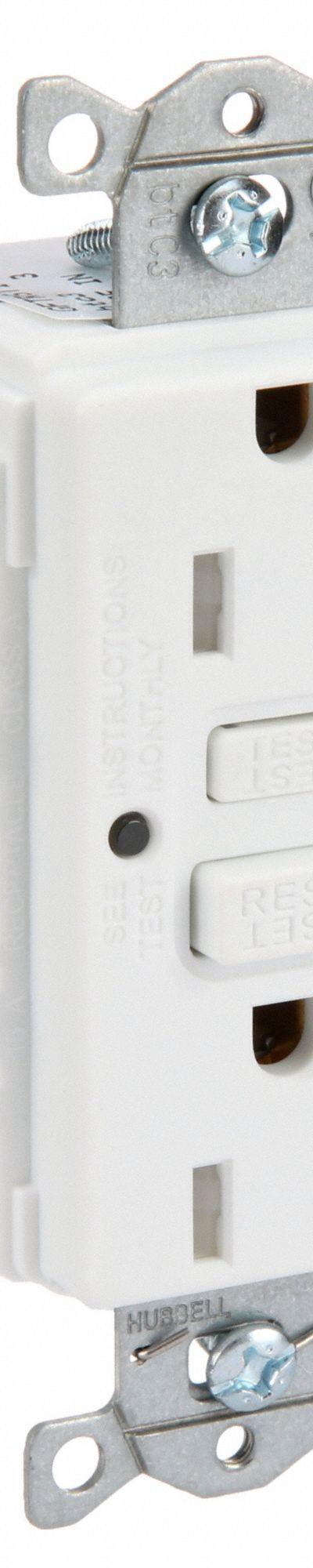HUBBELL GFCI Receptacle: Duplex - General Purpose Receptacles