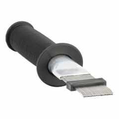 DIVERSITECH Fin Comb: Single-Head, Stainless Steel, Adj Tooth Spacing, 1 3/16 in Insertion Dp (MPN T-300). Key specifications — Includes: Bicycle Grip Handle; Tooth Spacing: Adjustable; Brand: DIVERSITECH; Color: Black; Head Type: Single-Head.