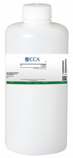 RICCA CHEMICAL Buffer - pH 9.18: Lab, 1 L Volume, Liquid, pH 9.17 to 9.19, Plastic, Bottle, 1 (MPN R1595000-1A). Key specifications — Brand: RICCA CHEMICAL; CAS Number: 1303-96-4; Chemical Family Type: Buffer; Chemical Grade: Lab; Concentration: pH 9.17 to 9.19; Container Material: Plastic; Container Type: Bottle; Form: Liquid.
