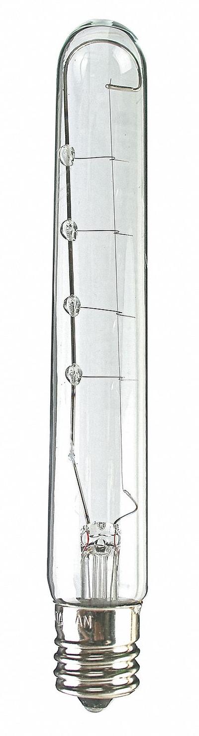 APPROVED VENDOR Incandescent Bulb: Intermediate Screw (E17), Incandescent, (T) Tubular - Intermediate Screw Base (E17) Lamps
