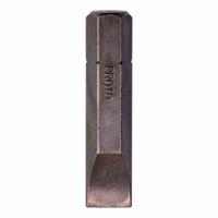 PROTO Insert Bit: Insert Bit, Slotted Head, Imperial, 14F-16R Bit Industry Size, Std, Impact Rated (MPN J60262). Key specifications — attr1119753: S2 Steel; attr1119759: Standard; attr1119760: PROTO; attr1119757: Hex.
