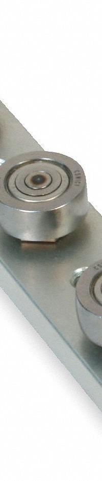 BISHOP-WISECARVER Linear Guide Carriage Assembly: SW, Size 1, 3-Roller Assembly, Ball (MPN UT1WPAR). Key specifications — For Use With: Vee Profile; Product Type: Ball; Carriage Material: Aluminum; For Rail Size: Size 1.