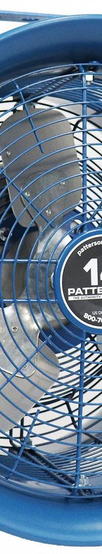 PATTERSON Mounted Fan: 14 in Blade Dia, 277V AC, 1/4 hp Motor HP, Ceiling Mount, Non-Oscillating (MPN H14C-HV KIT). Key specifications — Brand: PATTERSON; Voltage: 277V AC; Number of Speeds: 1; Fan Mounting Location: Ceiling; Oscillation: Non-Oscillating.