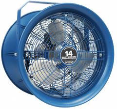 PATTERSON Mounted Fan: 14 in Blade Dia, 277V AC, 1/4 hp Motor HP, Ceiling Mount, Non-Oscillating (MPN H14C-HV KIT). Key specifications — Brand: PATTERSON; Voltage: 277V AC; Number of Speeds: 1; Fan Mounting Location: Ceiling; Oscillation: Non-Oscillating.