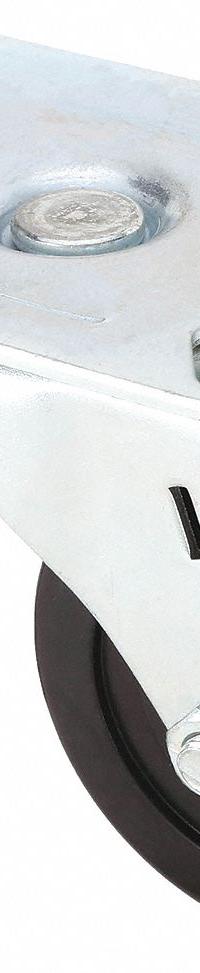 APPROVED VENDOR Plate Caster: Swivel, No Brake, Rubber, 3 in Wheel Dia, 1 1/4 in Wheel Wd, Plain (MPN 1UKP7). Key specifications — Wheel Bearing Type: Plain; Wheel/Tread Color: Black; Brand: APPROVED VENDOR; Caster Type: Swivel.