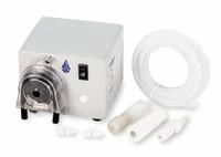 MEC-O-MATIC Peristaltic Chemical Metering Pump: 120V AC, 1/60 hp HP, 12 gpd Max. Flow Rate, Neoprene (MPN UVSP12XRLLAUG19). Key specifications — Tubing Material: Neoprene; Brand: MEC-O-MATIC; Reproducibility: ±2.0%.