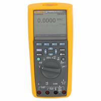 FLUKE Digital Multimeter: TRMS, CAT III 1000V/CAT IV 600V, 10 A Max AC Current Measurement, USB (MPN FLUKE-287/FVF). Key specifications — Brand: FLUKE; Calibration Certificate Included: No Certification Included; Instrument Safety Rating: CAT IV 600V; Instrument Counts: 50,000.