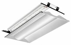 LITHONIA LIGHTING LED Retrofit Kit: 4 ft Lg, 2 ft Wd, 5,209 lm, 4000K, 39.1 W, 120/277V AC (MPN 2VTL4R 48L ADP EZ1 LP840). Key specifications — attr1258463: 120/277V AC; attr1258451: LITHONIA LIGHTING; attr1258458: Yes; attr1258459: (3) Lamp T8; attr1258452: 4000K.